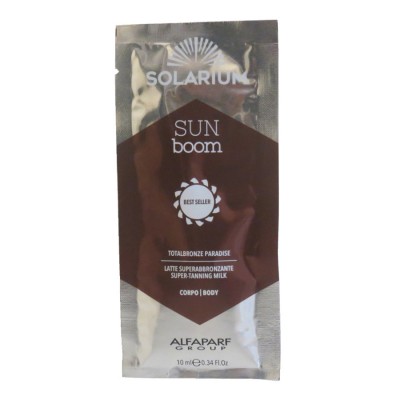 Solarium Sun Boom Latte Superabbronzante Total Bronze Paradise Busta 10 Ml 