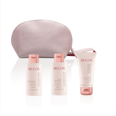 Becos Filler Face Set-Очищающее молочко+восстанавливающий тонизирующий лосьон+утолщающий крем 