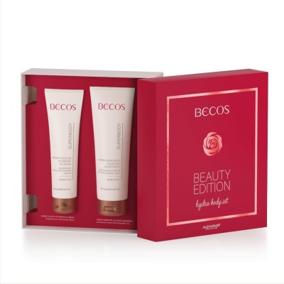 Becos Beauty Edition - Hydra Body Set- Крем-гель для душа+Крем для тела с гиалуроновой кислотой 